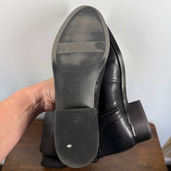 Naturalizer Rena black tall leather riding boot size 7M - Picture 15 of 16